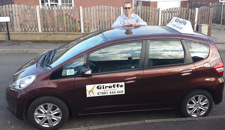 giraffe driving school Kiveton Wales Sheffield