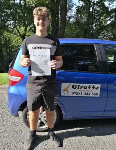 pass your driving test with Giraffe driving school